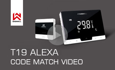 термостат alexa, термостаты Alexa Smart, термостат Wi-Fi T19 переподключен видео